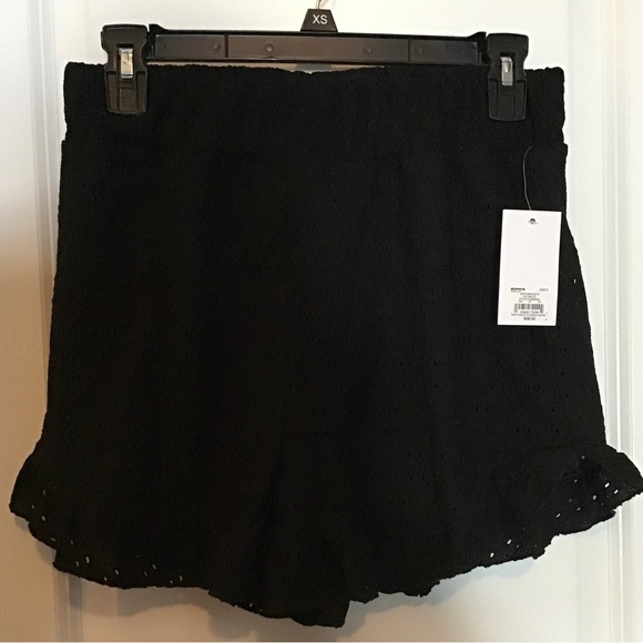 Knit Eyelet Pounce Shorts - Picture 1 of 2